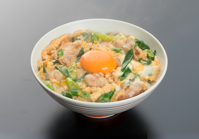 丹波の黒地鶏の親子丼