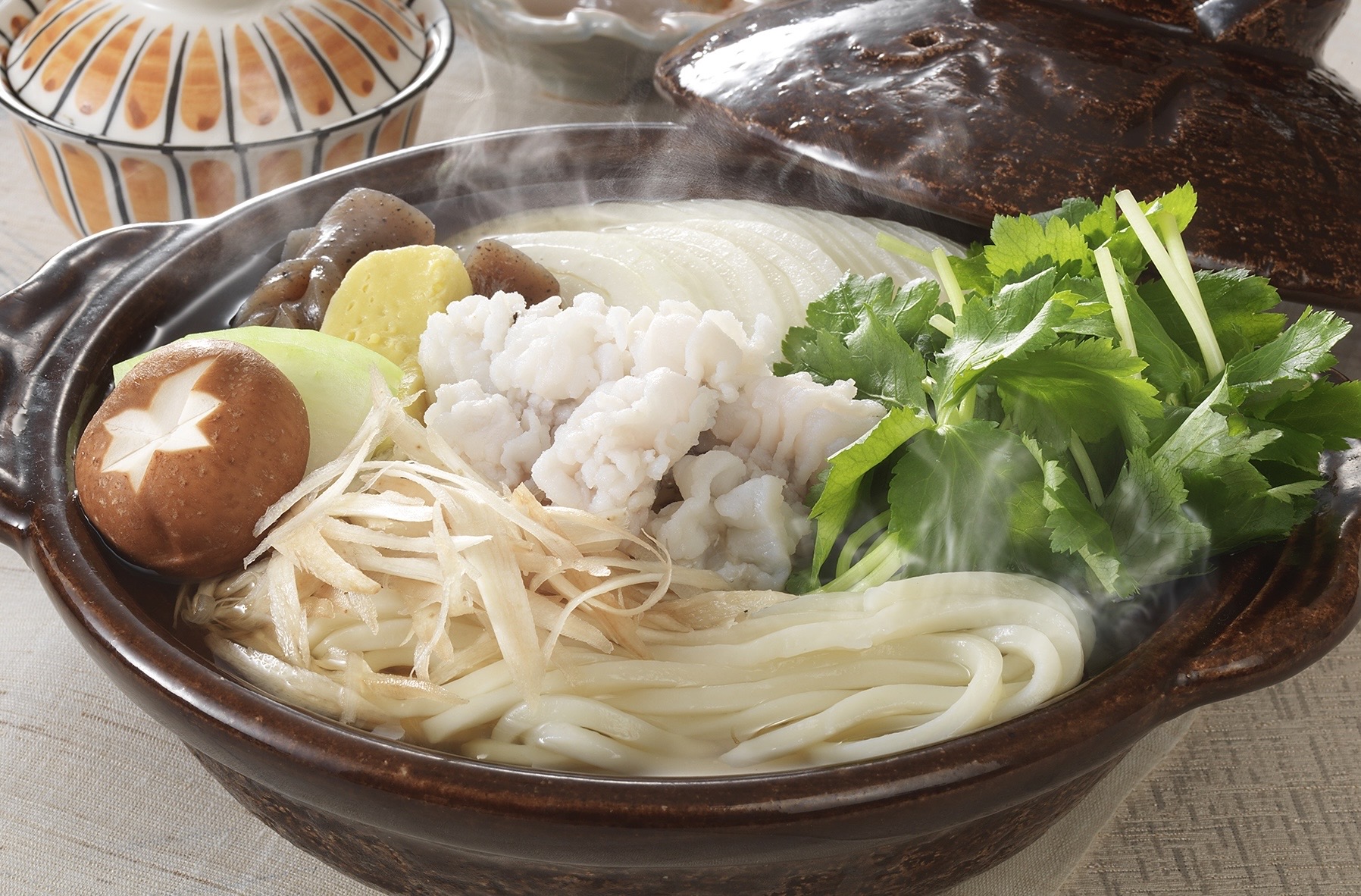 「ひとり鱧すきうどん鍋」始まります。